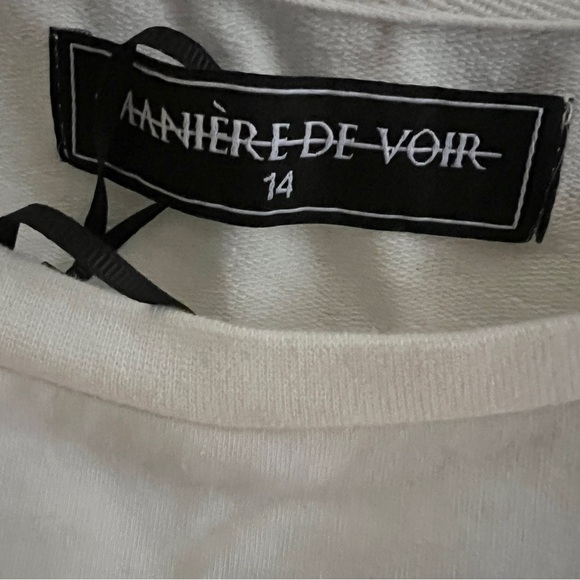 NEW Manier De Voir T-Shirt Dress SZ 14 - Picture 6 of 8